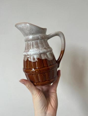 Mooie vintage vaas/kan, 17,5x13,5cm. Fat lava West Germany beschikbaar voor biedingen