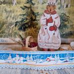 Antiek/Vintage Papieren Kerstversiering Zweeds Kastrand, Ophalen of Verzenden