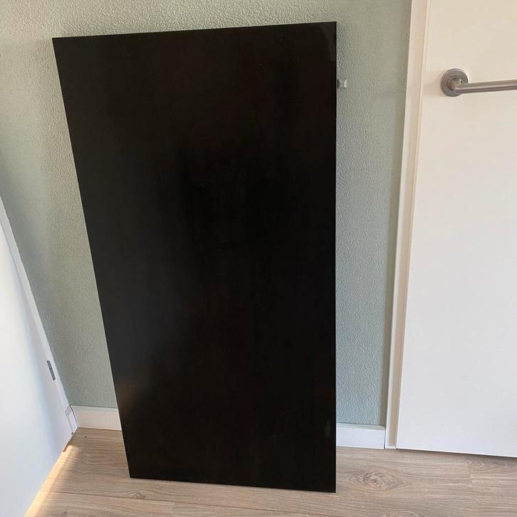 Bureaublad met poten op wielen 120x60 Ikea Linnmon/Krille, Huis en Inrichting, Bureaus, Gebruikt, Met wielen, Ophalen