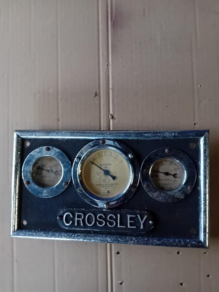 Instrumentenpaneel crossley met meters, Ophalen