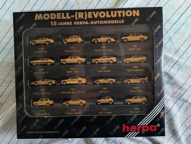 Herpa 1:87 166096 Miniatuurmodelle 15 Jahre Evolution Set, Hobby en Vrije tijd, Modelauto's | 1:87, Nieuw, Auto, Herpa, Ophalen of Verzenden