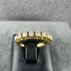 Gouden Ring | 18k* | 2,5g |rijring briljanten|16,5| 375482, Sieraden, Tassen en Uiterlijk, Gebruikt, Ophalen of Verzenden, Kleiner dan 17