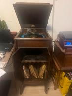 Antieke Grammofoon - Werkend!, Audio, Tv en Foto, Platenspelers, Ophalen of Verzenden, Gebruikt, Platenspeler, Overige merken
