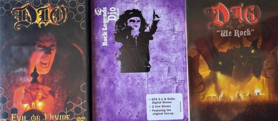 Ronnie James DIO - 3x DVD Metal/Hardrock, Ophalen of Verzenden, Zo goed als nieuw