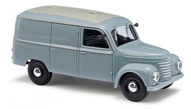 Barkas Framo V901/2 Kastenwagen grijs, Hobby en Vrije tijd, Modelauto's | 1:87, Nieuw, Auto, Overige merken, Ophalen of Verzenden