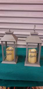 kandelaars met nep kaarsen, Ophalen of Verzenden, 'T Olde Gre-j, Info@toldegrej.nl, Endepoelstraat 20f Didam