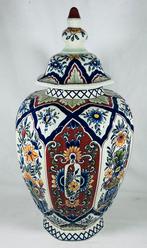 Vintage dekselvaas Boch Belgium Brugge serie, Antiek en Kunst, Ophalen of Verzenden