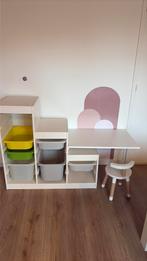 Ikea trofast kast met bakjes en bureau kinderkamer, Ophalen, Zo goed als nieuw