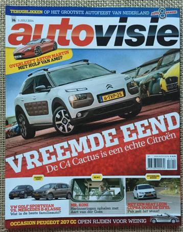 AutoVisie: Citroen C4 Cactus, Citroen C1, Peugeot 207 CC beschikbaar voor biedingen