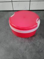 Vintage Tupperware vensterdoos, koekjestrommel - NIEUW, Huis en Inrichting, Keuken | Tupperware, Ophalen of Verzenden, Nieuw, Rood