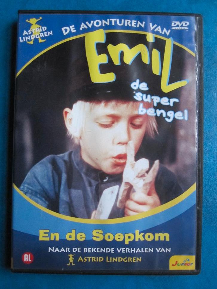 De avonturen van Emil de superbengel: En de soepkom, Cd's en Dvd's, Dvd's | Kinderen en Jeugd, Zo goed als nieuw, Tv fictie, Avontuur