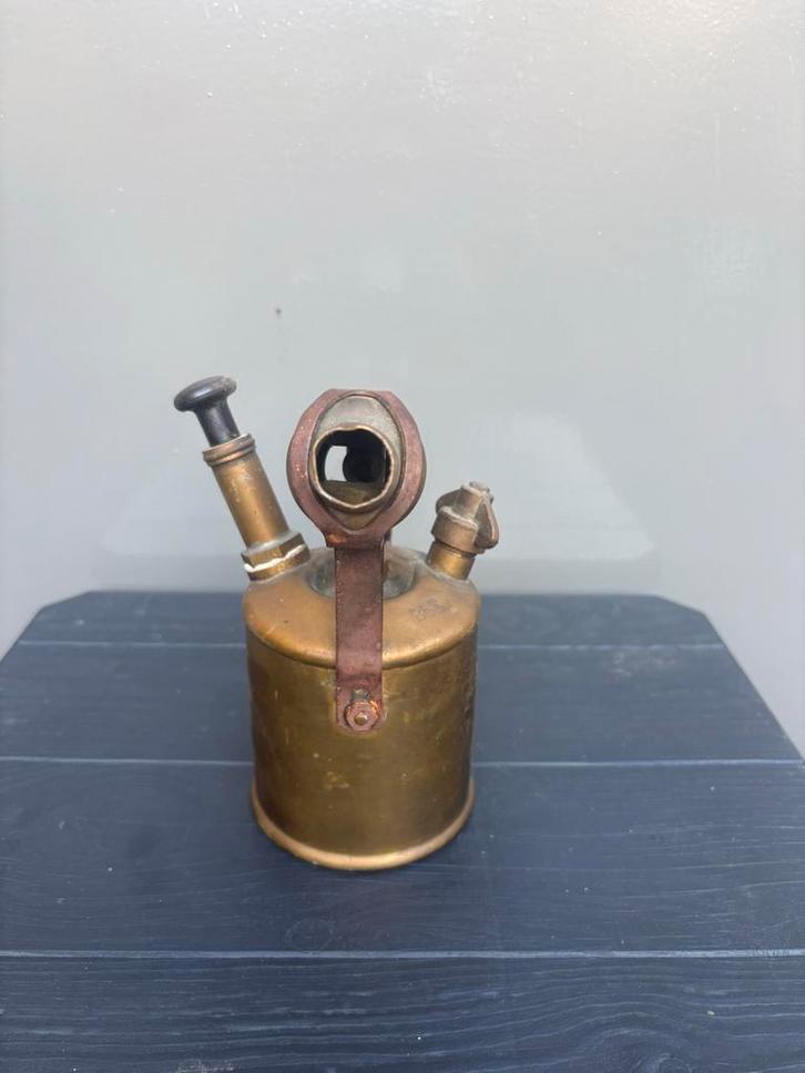 Antieke Koperen Soldeerbrander, Antiek en Kunst, Antiek | Gereedschap en Instrumenten, Ophalen of Verzenden