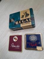 Verzameling oude sigaren blikken,  totaal  €2.00, Verzamelen, Ophalen of Verzenden