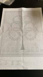 Borduurpatroon familie stamboom, Ophalen of Verzenden, Gebruikt, Handborduren, Patroon