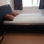 2 persoonsbed, Huis en Inrichting, Slaapkamer | Bedden, Ophalen, Gebruikt, Blauw, Tweepersoons