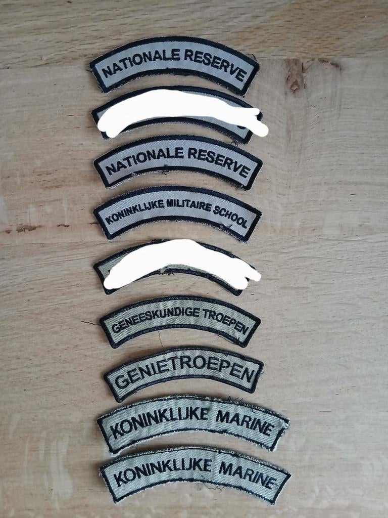 Straatnamen , € 5 per stuk, Verzamelen, Ophalen of Verzenden, Landmacht, Nederland, Embleem of Badge