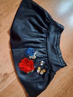 Monnalisa rokje maat 116 (tailla 6) zwart&opdruk, Ophalen, Zo goed als nieuw, Meisje, Jurk of Rok