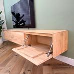 Massief eiken tv meubel 100 t/m 300 / Zwevend tv meubel, Ophalen of Verzenden, Nieuw, 25 tot 50 cm, Minder dan 100 cm