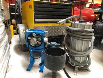 Straalset > IBIX 25p HD > Nakoeler > Kaeser M15 compressor beschikbaar voor biedingen