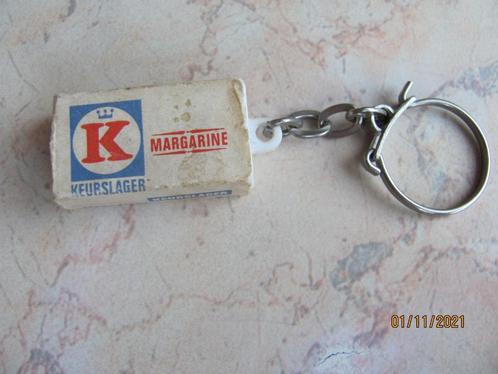 VINTAGE reclame KEURSLAGER margarine SLEUTELHANGER jr 60 70, Verzamelen, Sleutelhangers, Gebruikt, Merk, Ophalen of Verzenden
