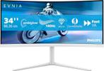 Philips 34M2C5501A 34" VA UWQHD 180Hz monitor, K&N Elektronica, VA, Refurbished, Philips Evnia