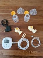 Ameda Mya Joy borstkolf set plus Medela flessenset, Ophalen of Verzenden, Zo goed als nieuw, Borstkolf