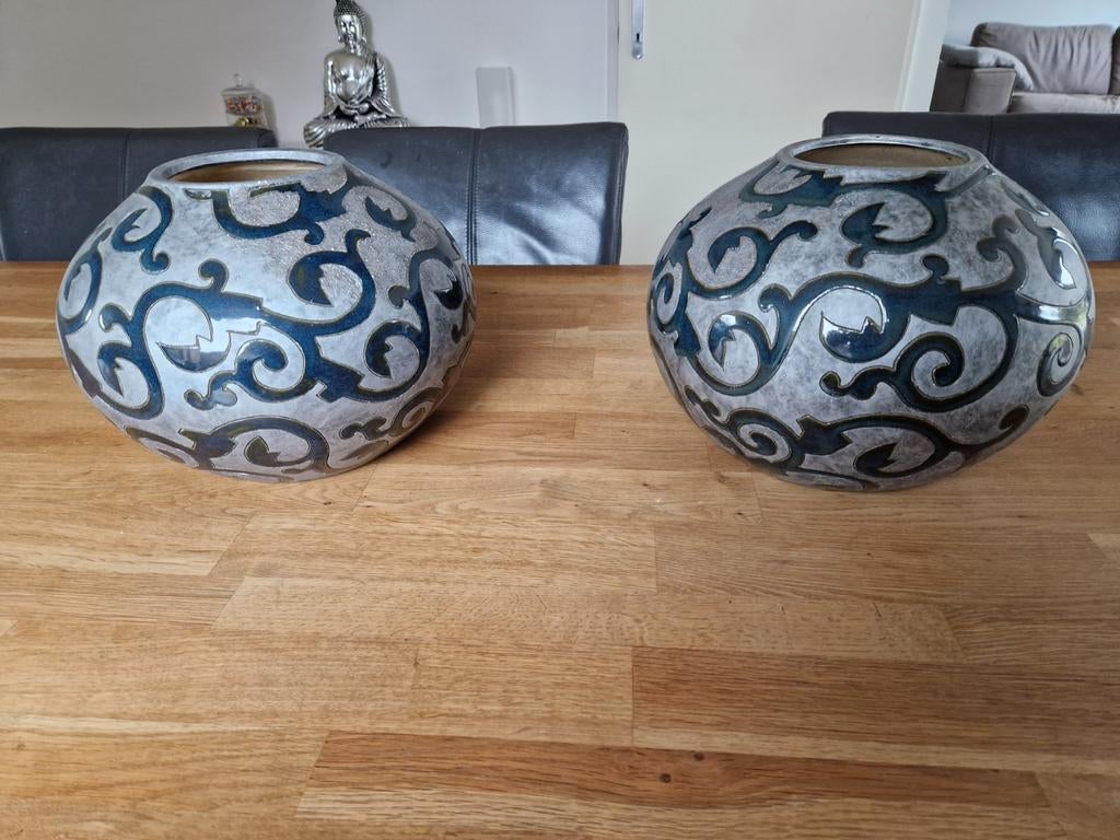 Set mooie stijlvolle siervazen Todo Mundo, Ophalen, Gebruikt, Overige kleuren, Aardewerk of Porselein