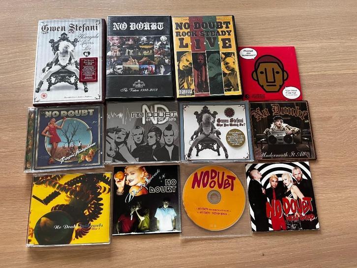 No Doubt - CD DVD Maxi Single - Pakket - 12x Gwen Stefani, Cd's en Dvd's, Cd's | Pop, Zo goed als nieuw, 1960 tot 1980, Ophalen of Verzenden