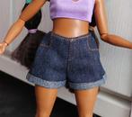 Barbie kleding nieuw - Hotpants spijkerbroek voor Curvy, Kinderen en Baby's, Speelgoed | Poppen, Nieuw, Ophalen of Verzenden, Barbie