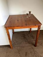 grenen tafel 75 x 75 x 75cm, Huis en Inrichting, Tafels | Eettafels, Ophalen, 50 tot 100 cm, Vierkant, 50 tot 100 cm