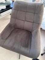 Grijze lekkere draaibare luie stoel - TEAB, Ophalen, Gebruikt, Eén, Stof
