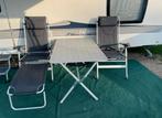4x Isabella campingstoelen met 1 voetenbank, Ophalen, Zo goed als nieuw, Campingstoel