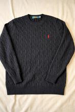 Ralph Lauren Kabel Trui Knit Maat M, Kleding | Heren, Truien en Vesten, Verzenden, Zo goed als nieuw, Maat 48/50 (M), Zwart