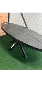 Tafelblad ovaal mango, Huis en Inrichting, Tafels | Eettafels, Rond, 200 cm of meer, Zo goed als nieuw, 50 tot 100 cm