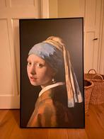 Schilderij meisje met de parel, Ophalen, Zo goed als nieuw, Schilderij, 75 cm of meer