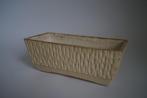 vintage retro bloempotje plantenbak hekla 15 creme kerf., Gebruikt, Binnen, Ophalen of Verzenden, Aardewerk