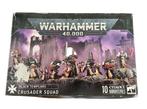 Warhammer 40K Space Marine Black Templar Crusader Squad, ., Warhammer, Ophalen of Verzenden, Zo goed als nieuw