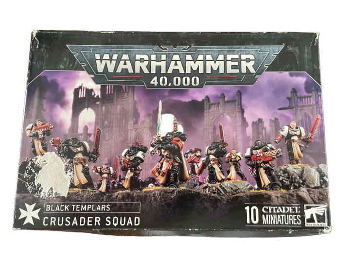 Warhammer 40K Space Marine Black Templar Crusader Squad, Hobby en Vrije tijd, Wargaming, Zo goed als nieuw, Warhammer, Ophalen of Verzenden
