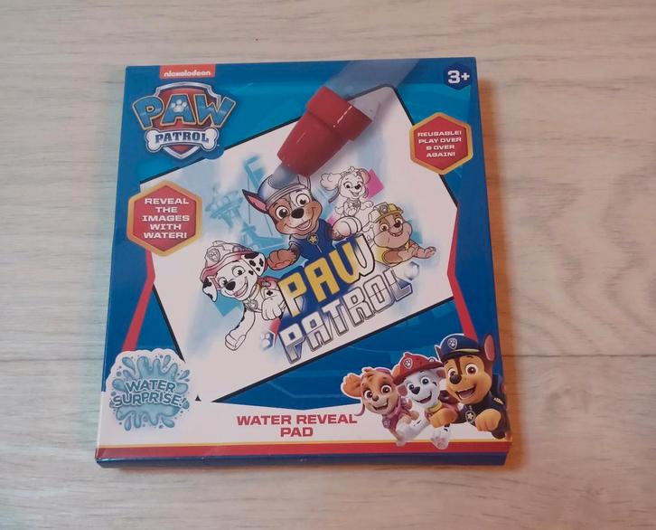 NIEUW PAW PATROL WATER KLEURPLATEN UITWISTBAAR, Kinderen en Baby's, Speelgoed | Educatief en Creatief, Nieuw, Ontdekken, Ophalen of Verzenden