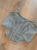 Denim Corset Top, Zo goed als nieuw, Verzenden, Blauw, Maat 36 (S)