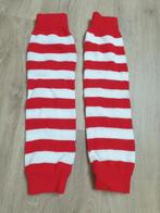 Beenwarmers rood/wit, Ophalen of Verzenden, Zo goed als nieuw, Carnaval, Accessoires