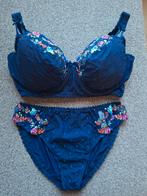 Prima Donna lingeriesetje 85E/42 - Nieuwstaat, Prima Donna, Ophalen of Verzenden, Blauw, Setje