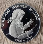 Medaille , 1991 W.A.Mozart 1756-1791PP/capsule, Postzegels en Munten, Verzenden, Overige materialen