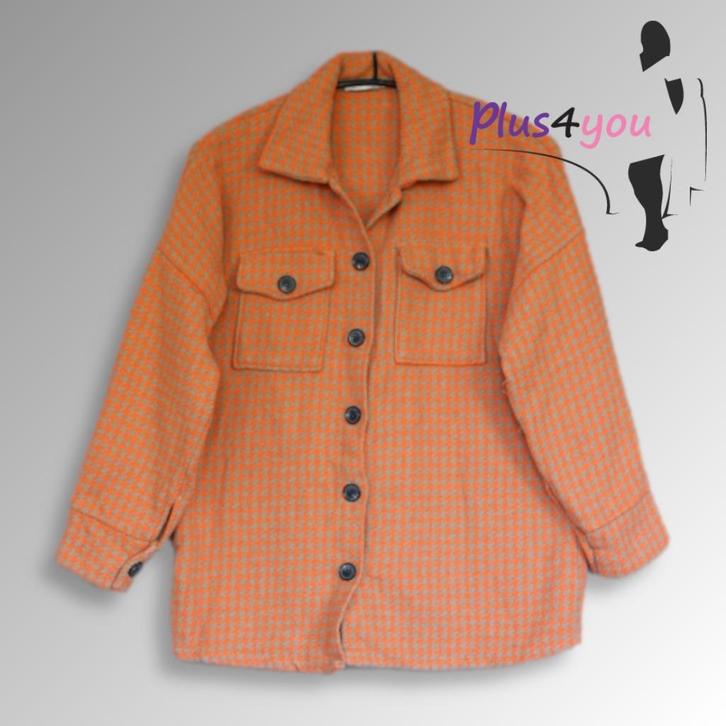 30519 Dikke blouse Made in Italy mt 42/44  I21, Kleding | Dames, Grote Maten, Gedragen, Blouse of Tuniek, Overige kleuren, Ophalen of Verzenden