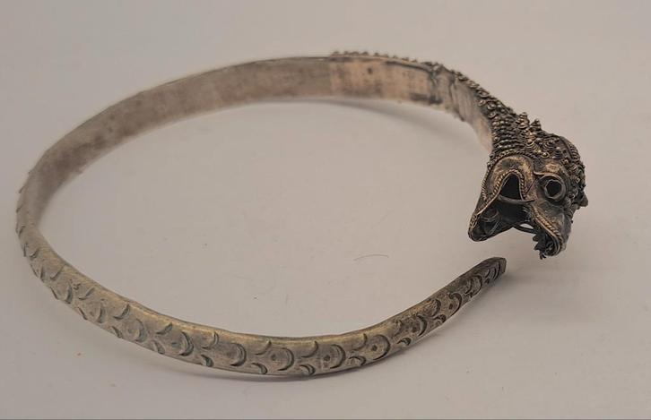 Waarschijnlijk Zilveren Slang Armband, Sieraden, Tassen en Uiterlijk, Armbanden, Zo goed als nieuw, Overige materialen, Zilver