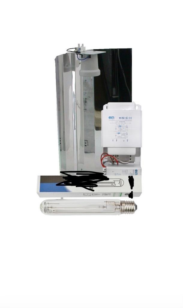 Trafo ELT 600w set nieuw met bulp en spiegelkap, Ophalen, Nieuw, 250 watt of meer