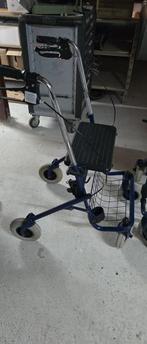 Gebruikte rollator te koop - Blauw, opvouwbaar, met zitje, Diversen, Ophalen, Opvouwbaar