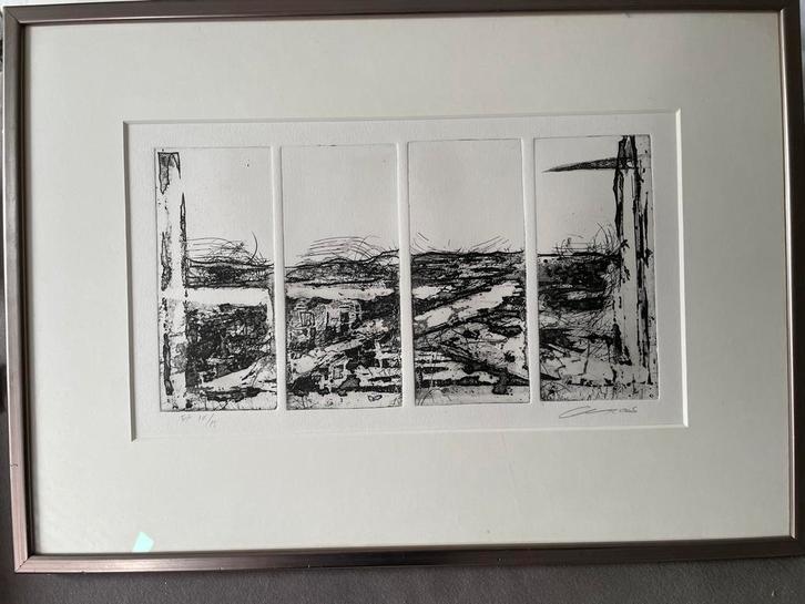 Ets Olivier Beijn, Antiek en Kunst, Kunst | Etsen en Gravures, Ophalen of Verzenden