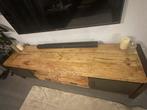 Tv meubel hout, Ophalen, 200 cm of meer, Metaal, Minder dan 100 cm