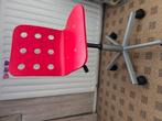 rode bureaustoel met beschadiging, Huis en Inrichting, Bureaustoelen, Ophalen, Gebruikt, Rood